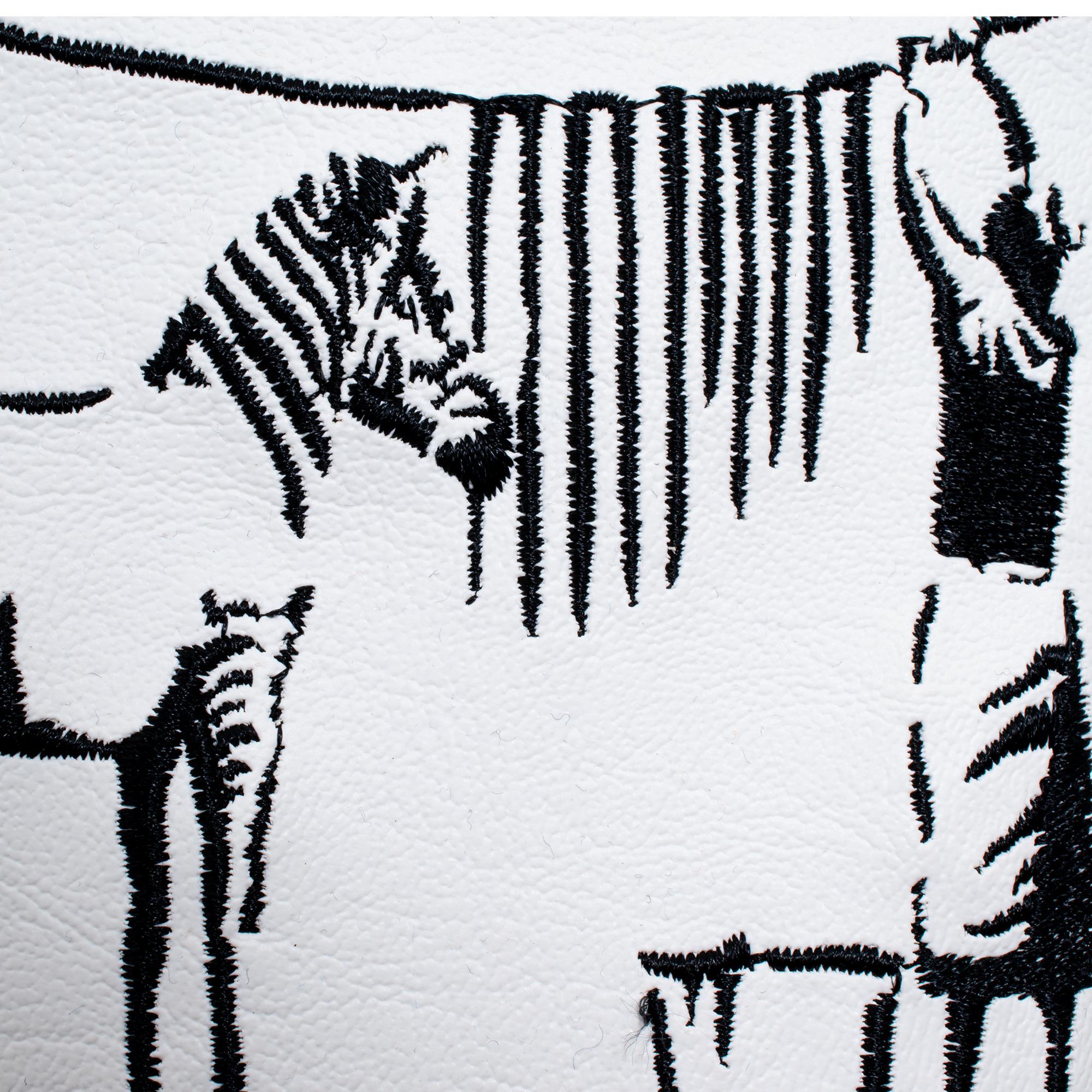 Banksy Zebra Stripe Washing Driver Headcover Black